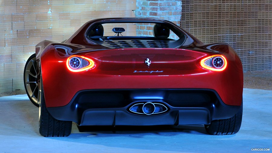 Pininfarina Ferrari Sergio: Hinten (rot)